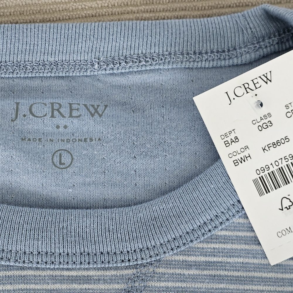 J. Crew Blue Long Sleeve Tee